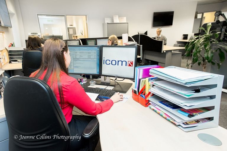 Commercial Photographer Aylesford - Photoshoot with ICOM