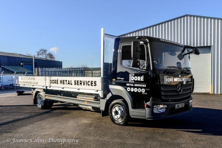 Industrial Commercial Photographer Kent - Doré Metals Sittingbourne Fleet of trucks