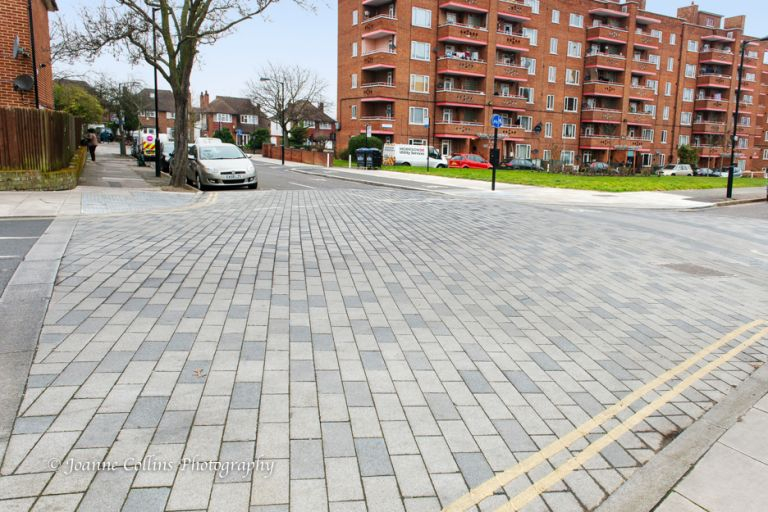 Commercial Paving Photographer Tobermore London blanchedown Road SE5