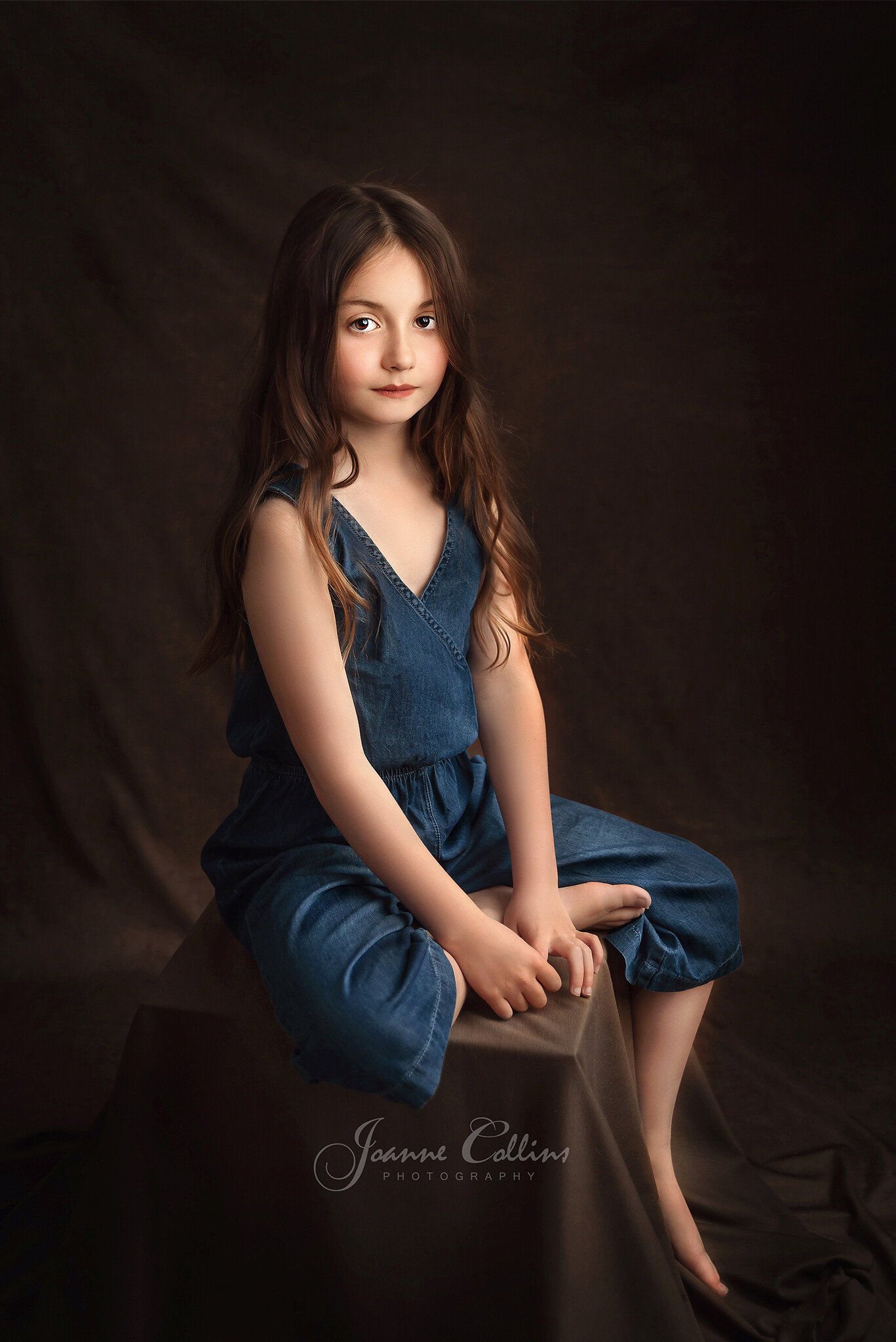 fine art child portrait photo 8 year old girl sittingbourne