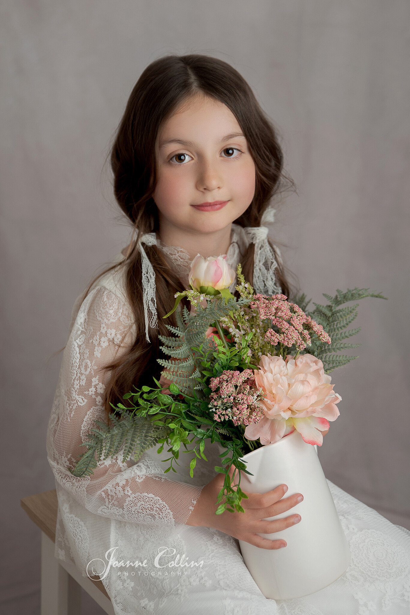 fine art child portrait photo 8 year old girl sittingbourne